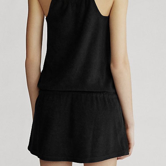 Polo Ralph Lauren Terry Drawstring Cover Up Dress - Picture 9 of 13